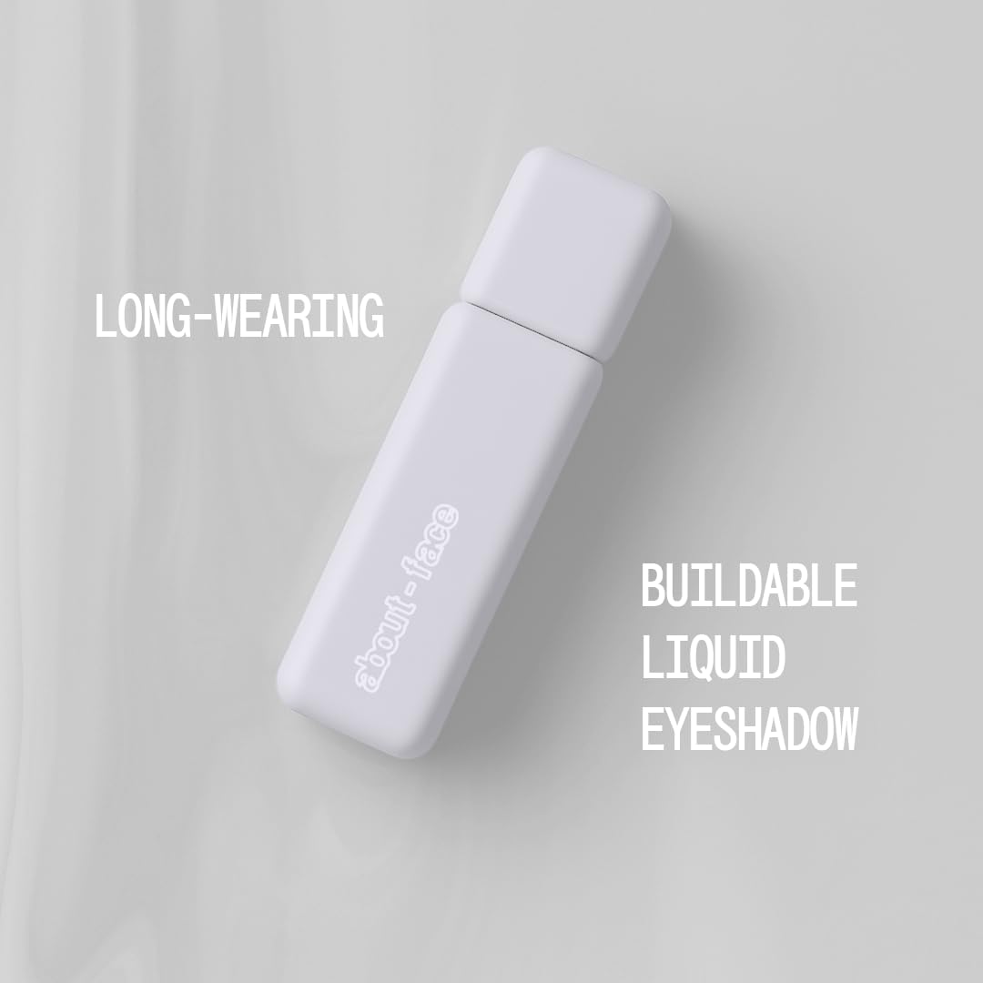 about-face Matte Fluid Eye Paint Capulets – High-Pigment Liquid Eyeshadow, Long-Lasting, No-Budge Matte Finish, Vegan & Cruelty-Free (Soft Brown)