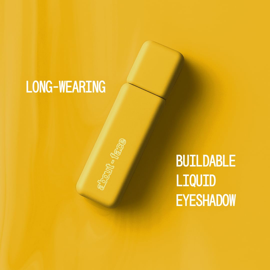 about-face Matte Fluid Eye Paint Capulets – High-Pigment Liquid Eyeshadow, Long-Lasting, No-Budge Matte Finish, Vegan & Cruelty-Free (Soft Brown)