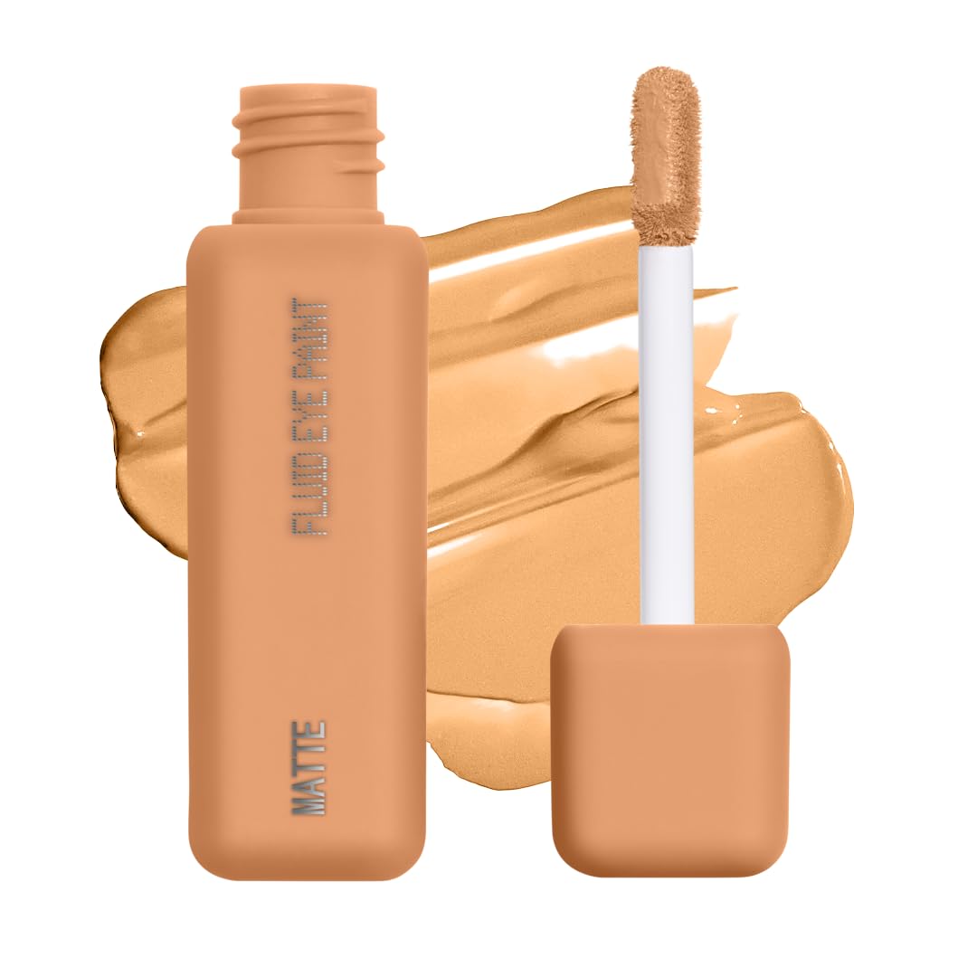 about-face Matte Fluid Eye Paint Capulets – High-Pigment Liquid Eyeshadow, Long-Lasting, No-Budge Matte Finish, Vegan & Cruelty-Free (Soft Brown)