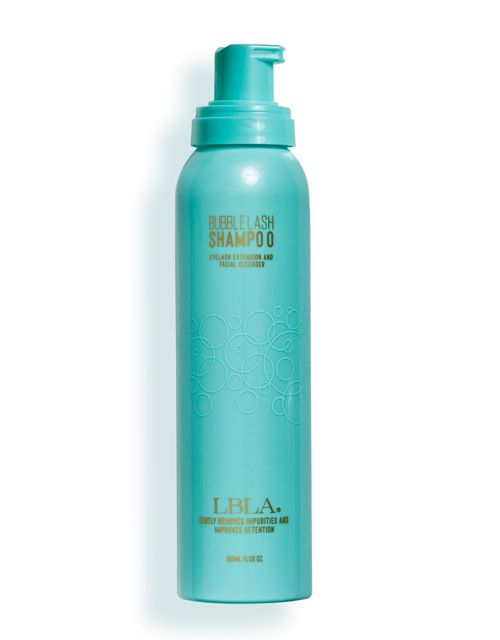 LBLA Bubble Lash Shampoo/Daily Lash Extension Cleanser/Lash Bath – Full Size, Travel Size & mini kit with brush – Gentle pH-Balanced Lash Cleanser and Makeup Remover (180 ML)