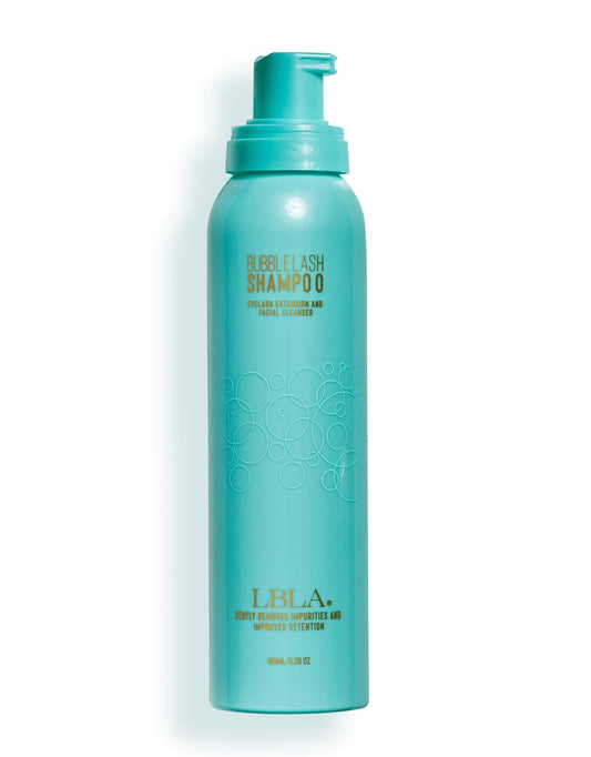 LBLA Bubble Lash Shampoo/Daily Lash Extension Cleanser/Lash Bath – Full Size, Travel Size & mini kit with brush – Gentle pH-Balanced Lash Cleanser and Makeup Remover (180 ML)