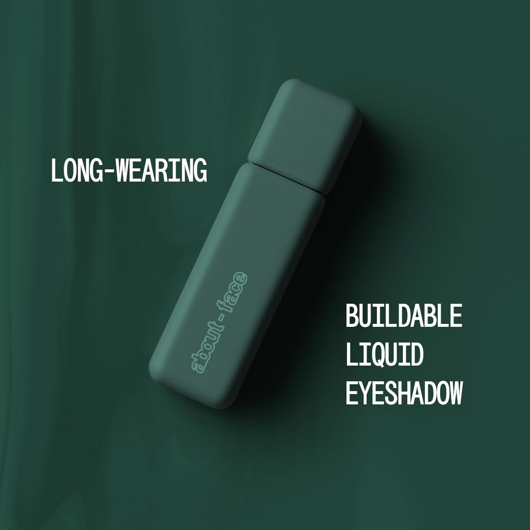 about-face Matte Fluid Eye Paint Capulets – High-Pigment Liquid Eyeshadow, Long-Lasting, No-Budge Matte Finish, Vegan & Cruelty-Free (Soft Brown)
