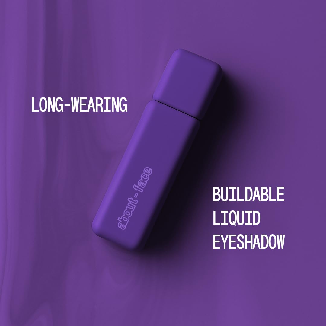 about-face Matte Fluid Eye Paint Capulets – High-Pigment Liquid Eyeshadow, Long-Lasting, No-Budge Matte Finish, Vegan & Cruelty-Free (Soft Brown)