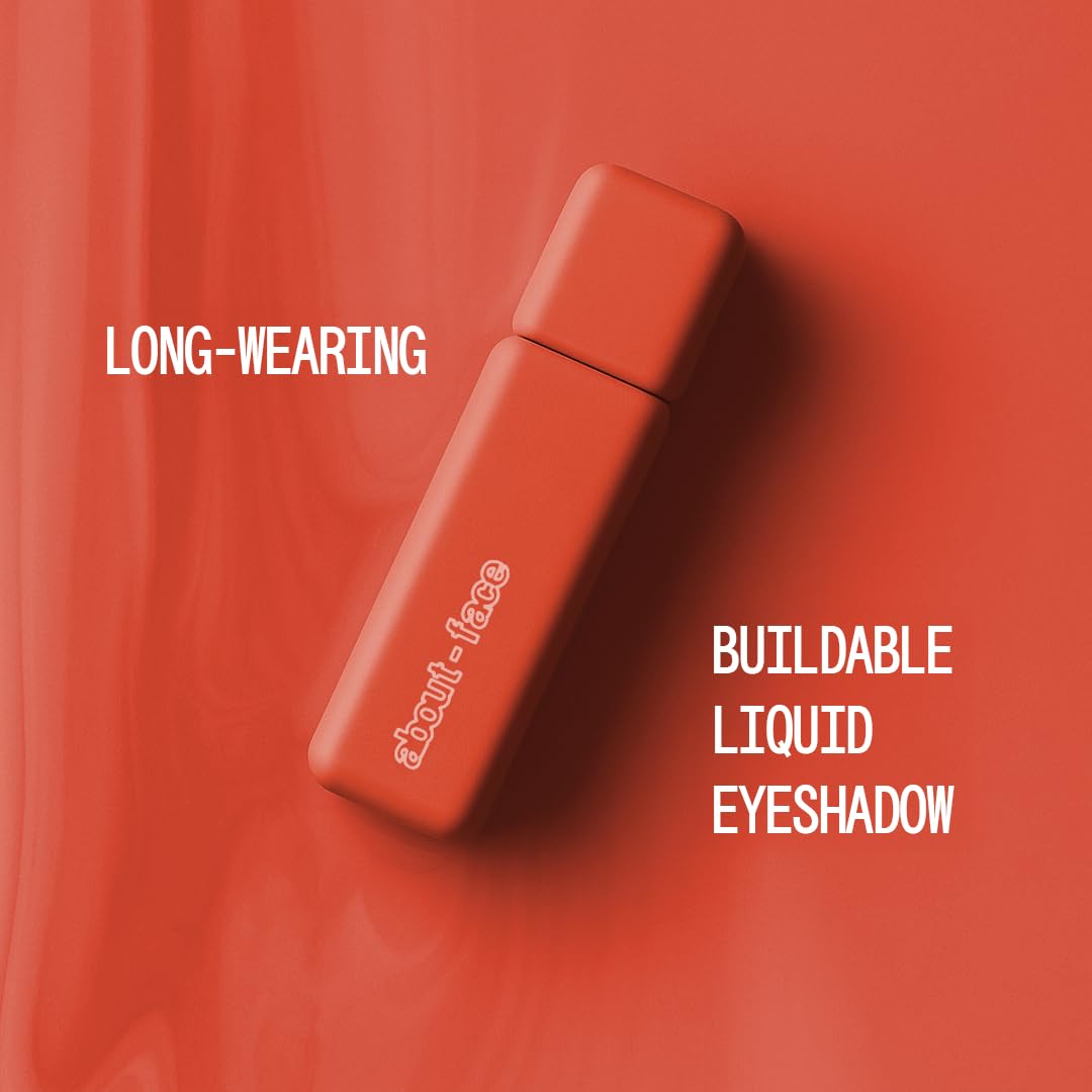 about-face Matte Fluid Eye Paint Capulets – High-Pigment Liquid Eyeshadow, Long-Lasting, No-Budge Matte Finish, Vegan & Cruelty-Free (Soft Brown)
