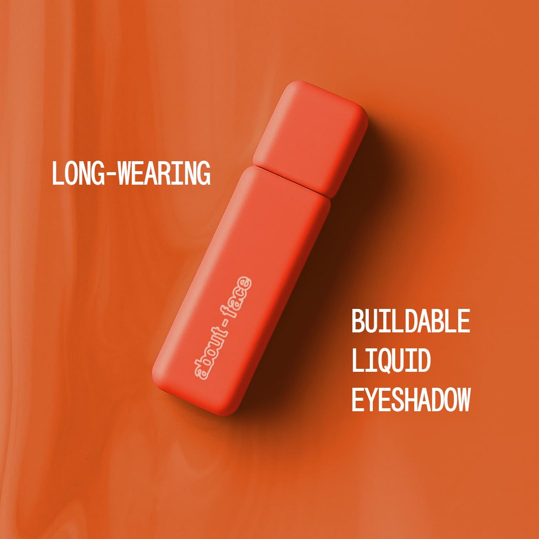 about-face Matte Fluid Eye Paint Capulets – High-Pigment Liquid Eyeshadow, Long-Lasting, No-Budge Matte Finish, Vegan & Cruelty-Free (Soft Brown)