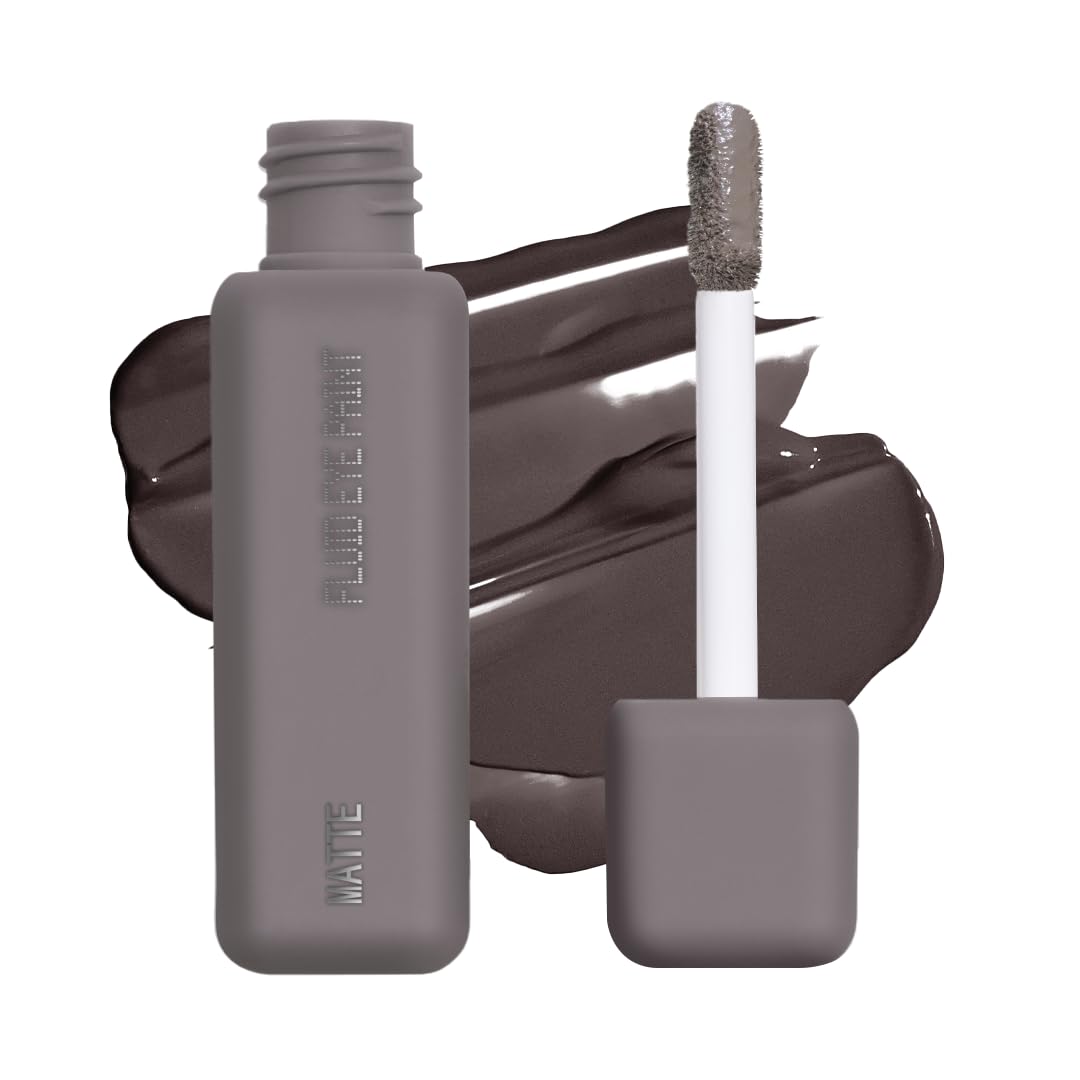 about-face Matte Fluid Eye Paint Capulets – High-Pigment Liquid Eyeshadow, Long-Lasting, No-Budge Matte Finish, Vegan & Cruelty-Free (Soft Brown)