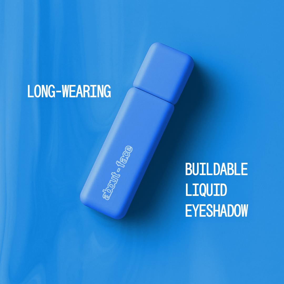 about-face Matte Fluid Eye Paint Capulets – High-Pigment Liquid Eyeshadow, Long-Lasting, No-Budge Matte Finish, Vegan & Cruelty-Free (Soft Brown)
