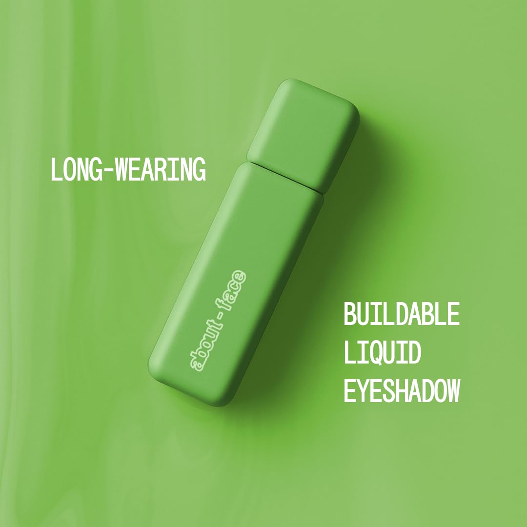 about-face Matte Fluid Eye Paint Capulets – High-Pigment Liquid Eyeshadow, Long-Lasting, No-Budge Matte Finish, Vegan & Cruelty-Free (Soft Brown)