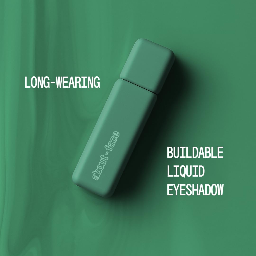 about-face Matte Fluid Eye Paint Capulets – High-Pigment Liquid Eyeshadow, Long-Lasting, No-Budge Matte Finish, Vegan & Cruelty-Free (Soft Brown)