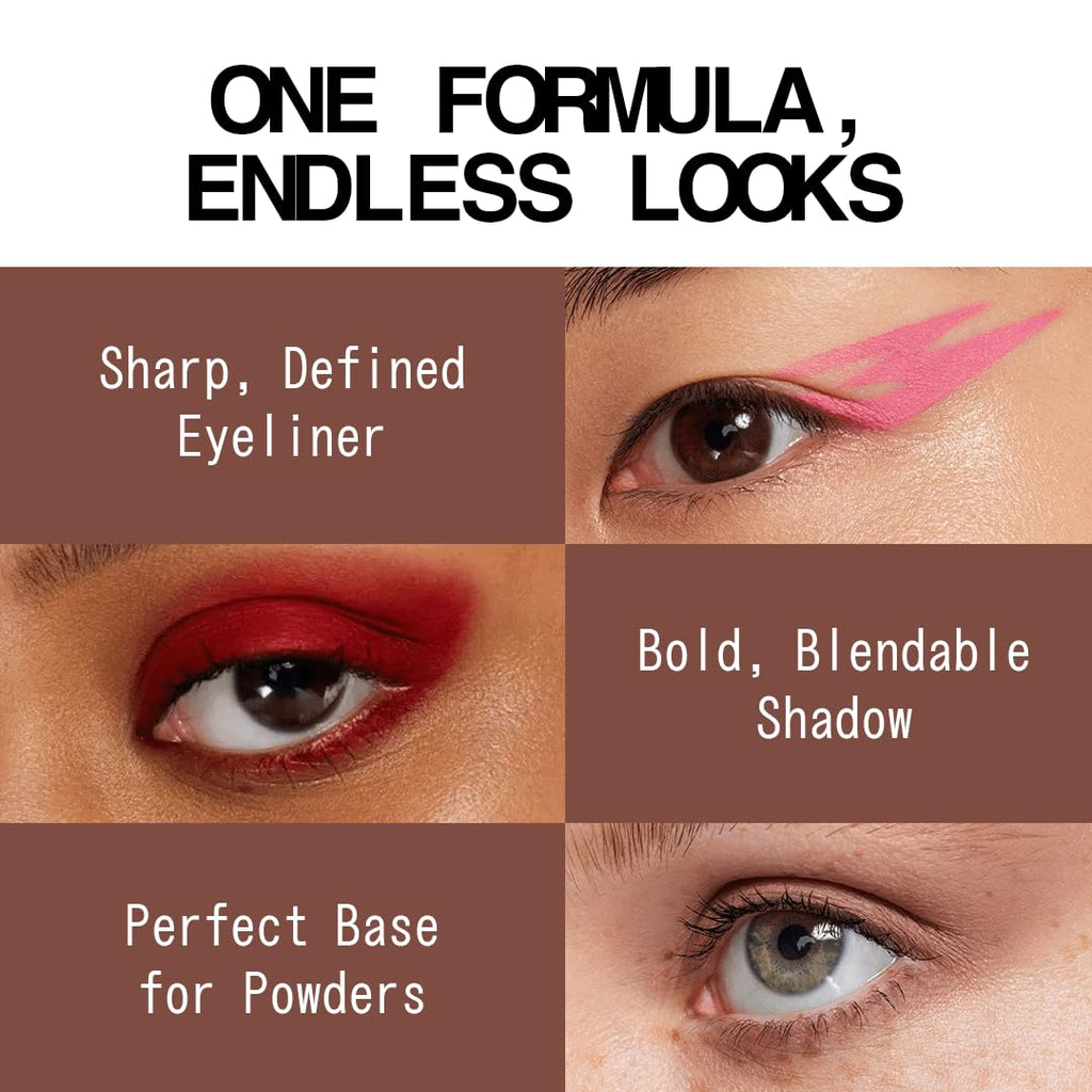 about-face Matte Fluid Eye Paint Capulets – High-Pigment Liquid Eyeshadow, Long-Lasting, No-Budge Matte Finish, Vegan & Cruelty-Free (Soft Brown)