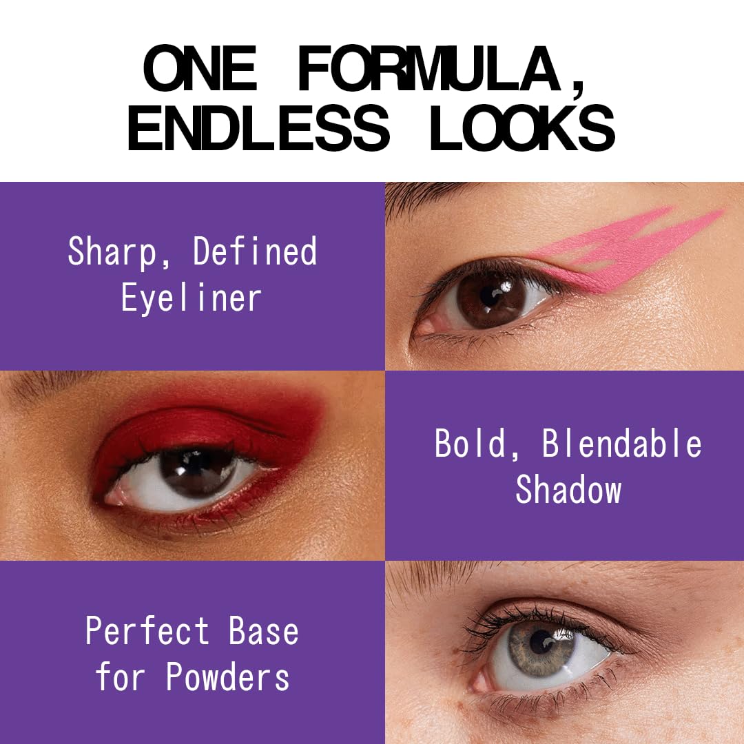 about-face Matte Fluid Eye Paint Capulets – High-Pigment Liquid Eyeshadow, Long-Lasting, No-Budge Matte Finish, Vegan & Cruelty-Free (Soft Brown)