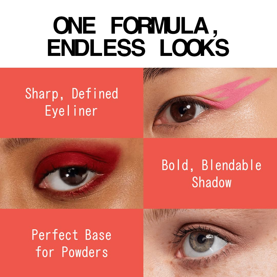 about-face Matte Fluid Eye Paint Capulets – High-Pigment Liquid Eyeshadow, Long-Lasting, No-Budge Matte Finish, Vegan & Cruelty-Free (Soft Brown)