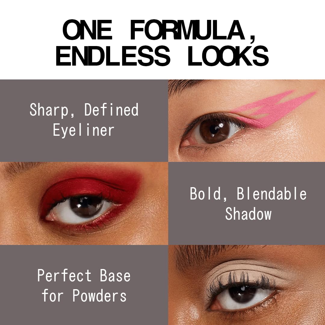 about-face Matte Fluid Eye Paint Capulets – High-Pigment Liquid Eyeshadow, Long-Lasting, No-Budge Matte Finish, Vegan & Cruelty-Free (Soft Brown)