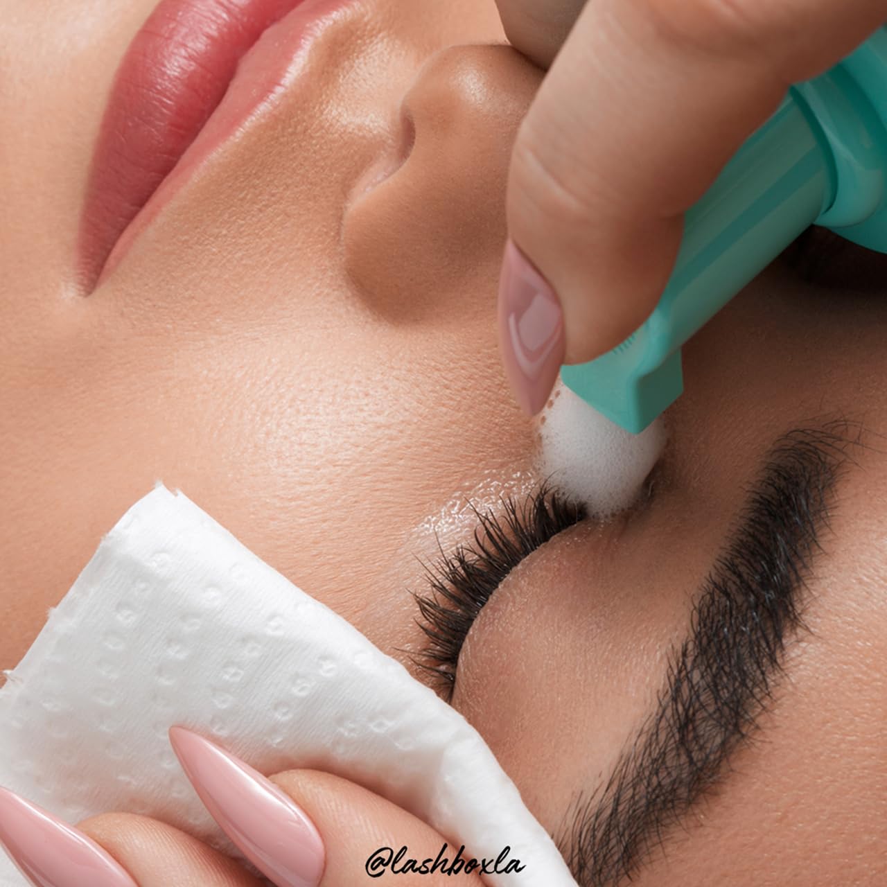 LBLA Bubble Lash Shampoo/Daily Lash Extension Cleanser/Lash Bath – Full Size, Travel Size & mini kit with brush – Gentle pH-Balanced Lash Cleanser and Makeup Remover (180 ML)