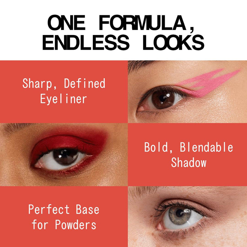 about-face Matte Fluid Eye Paint Capulets – High-Pigment Liquid Eyeshadow, Long-Lasting, No-Budge Matte Finish, Vegan & Cruelty-Free (Soft Brown)