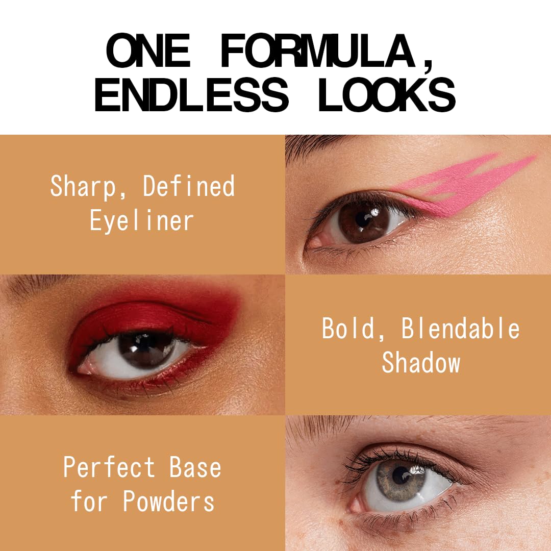 about-face Matte Fluid Eye Paint Capulets – High-Pigment Liquid Eyeshadow, Long-Lasting, No-Budge Matte Finish, Vegan & Cruelty-Free (Soft Brown)