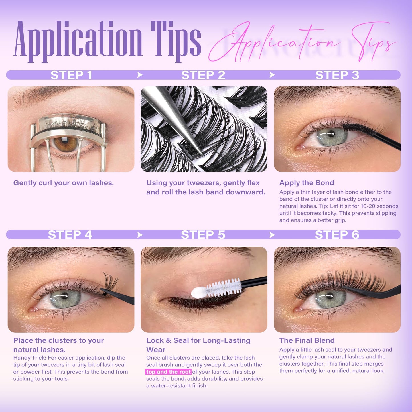 Pawotence Lash Extension Kit DIY 280pcs Lash Clusters Eyelash Extension Kit, 9-16mm 30D 40D Individual Lashes Kit with Lash Bond and Seal, Lash Tweezers for Self Use (30D&40D, 0.07D, 9-16mm, Kit)